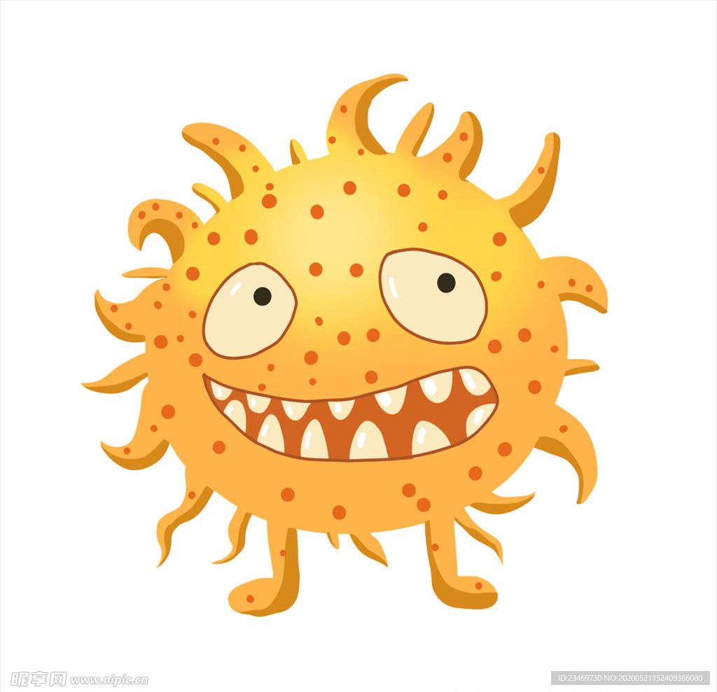 细菌 矢量细菌 卡通细菌 手绘