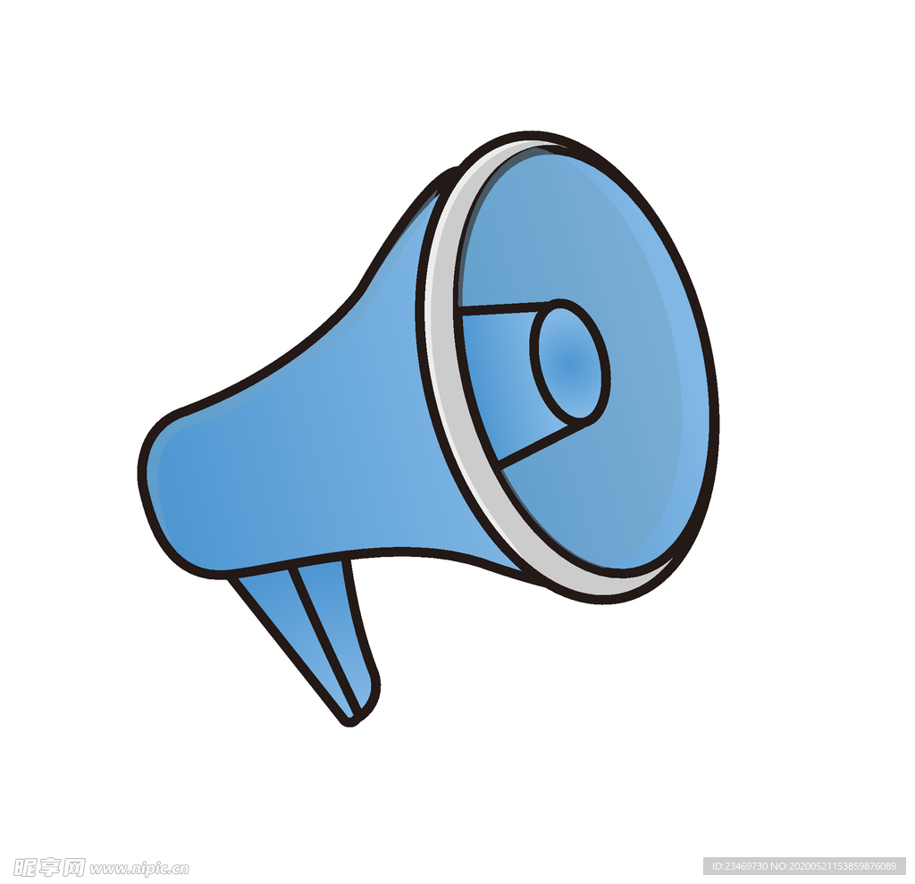 扬声器 呼喊 卡通 夸张 喇叭