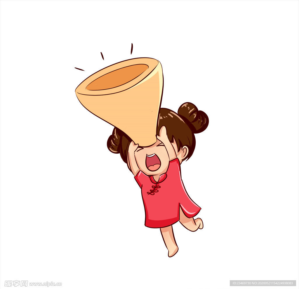 扬声器 呼喊 卡通 夸张 喇叭