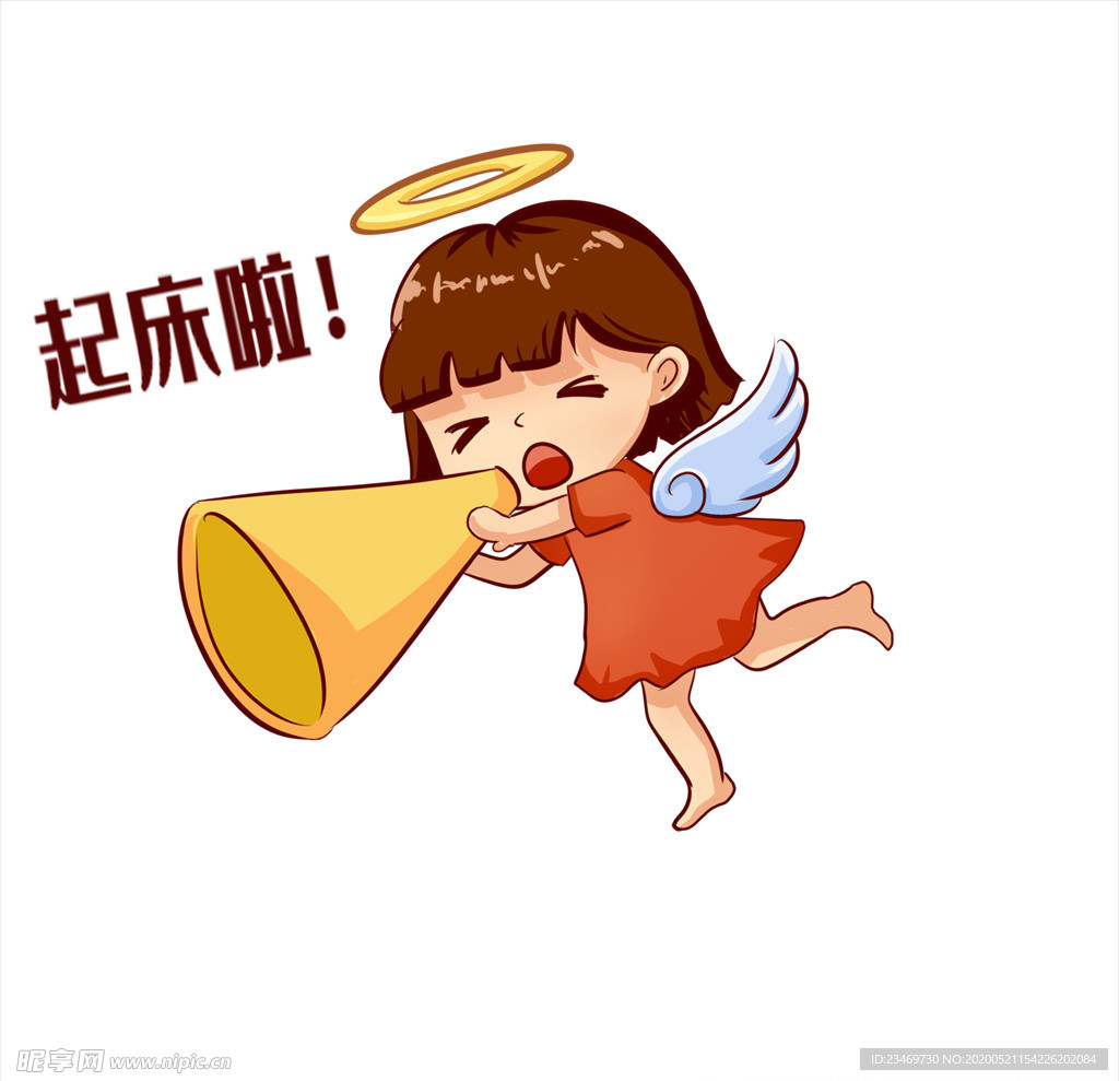 扬声器 呼喊 卡通 夸张 喇叭