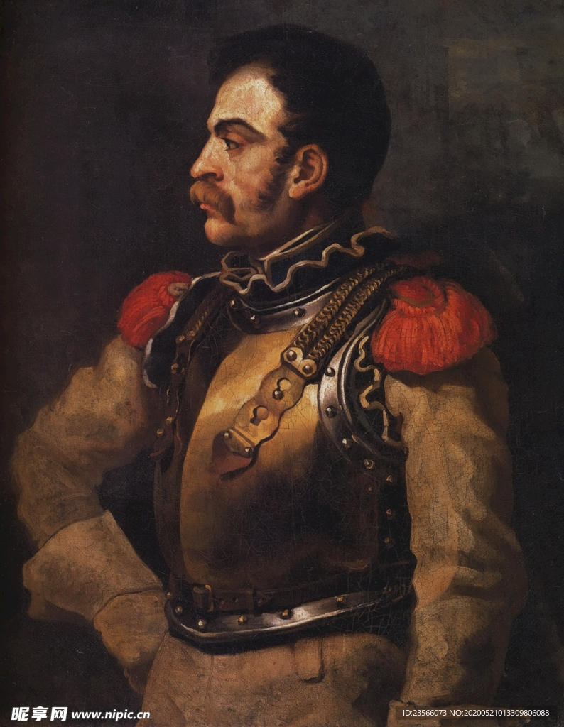 复古人物形象绘画