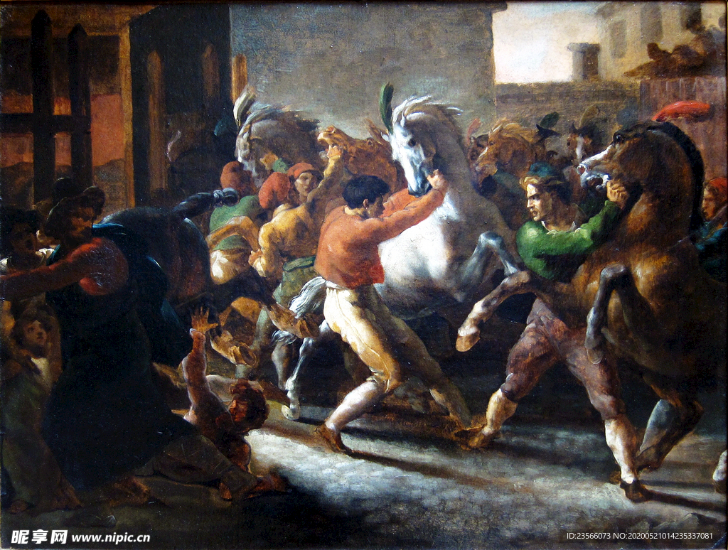 复古人物形象绘画