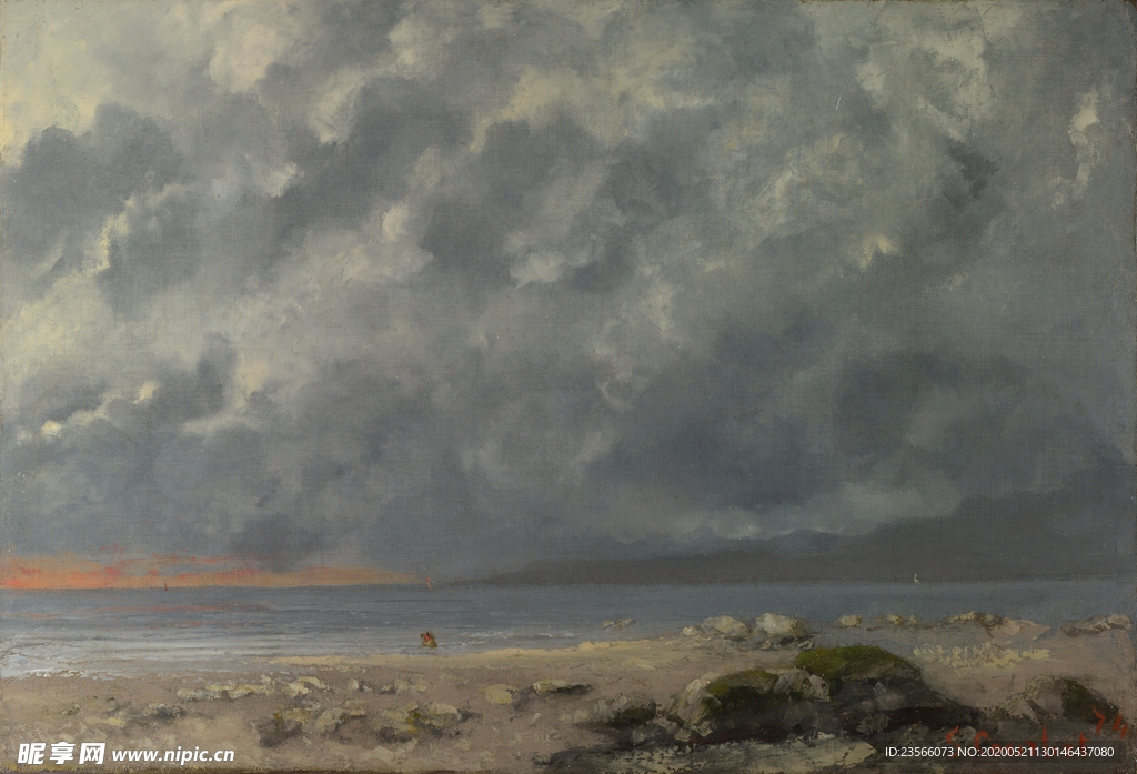 复古写实主义风景油画