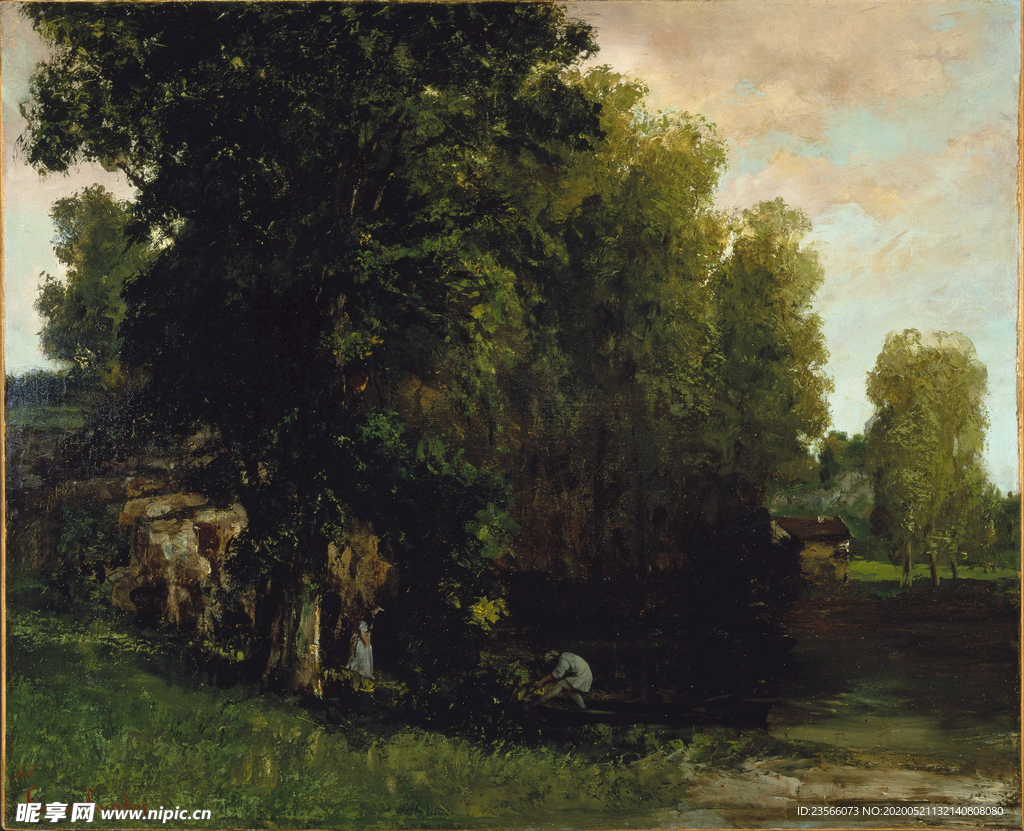 复古写实主义风景油画