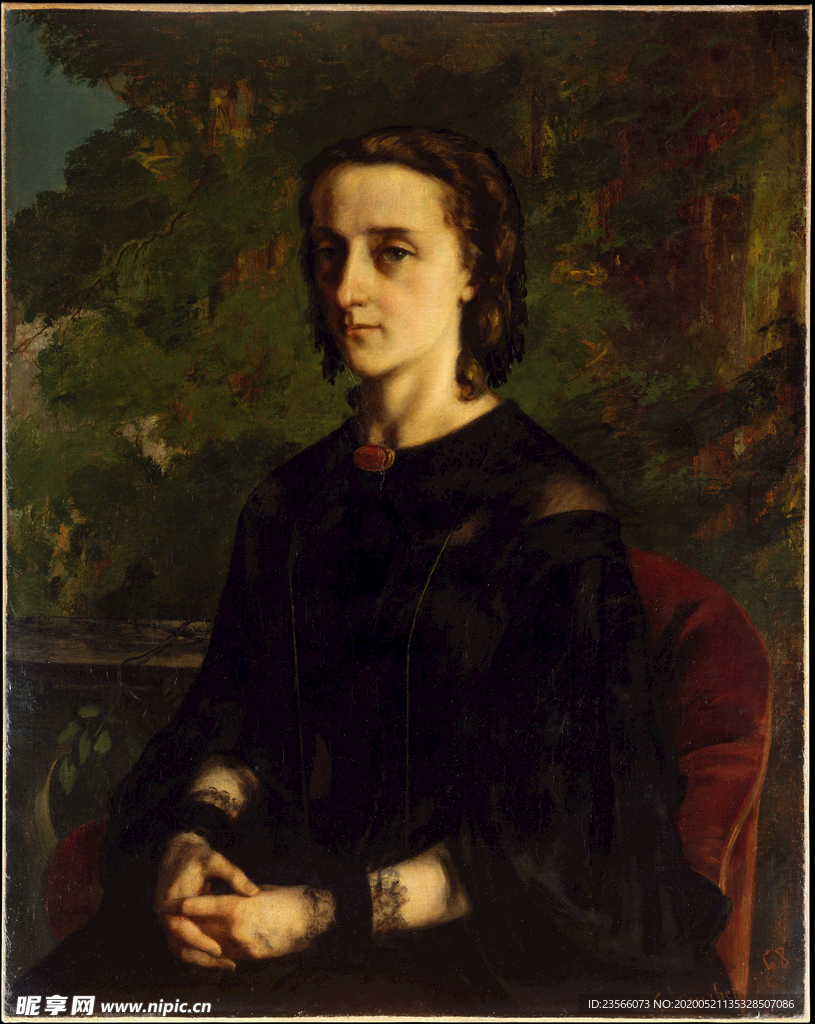 复古人物形象绘画