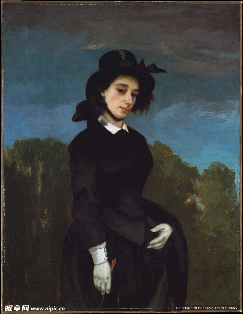 复古人物形象绘画