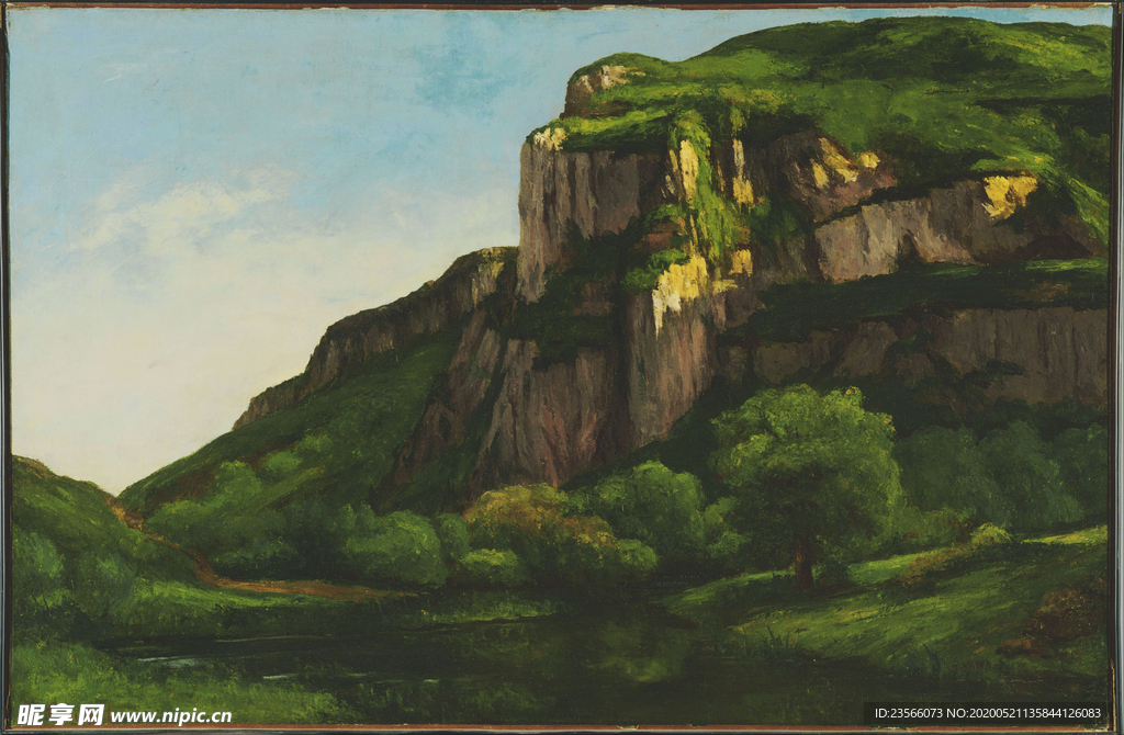 复古写实风景油画