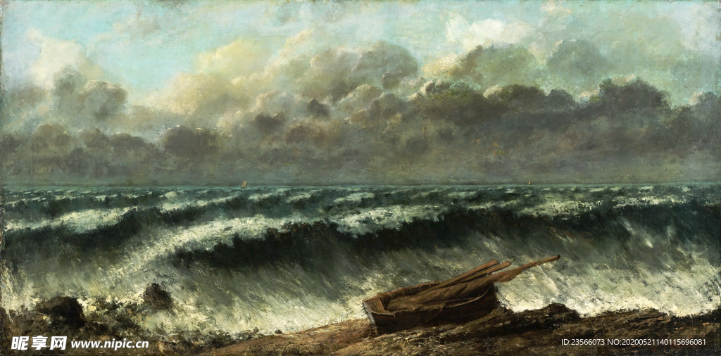 复古写实风景油画