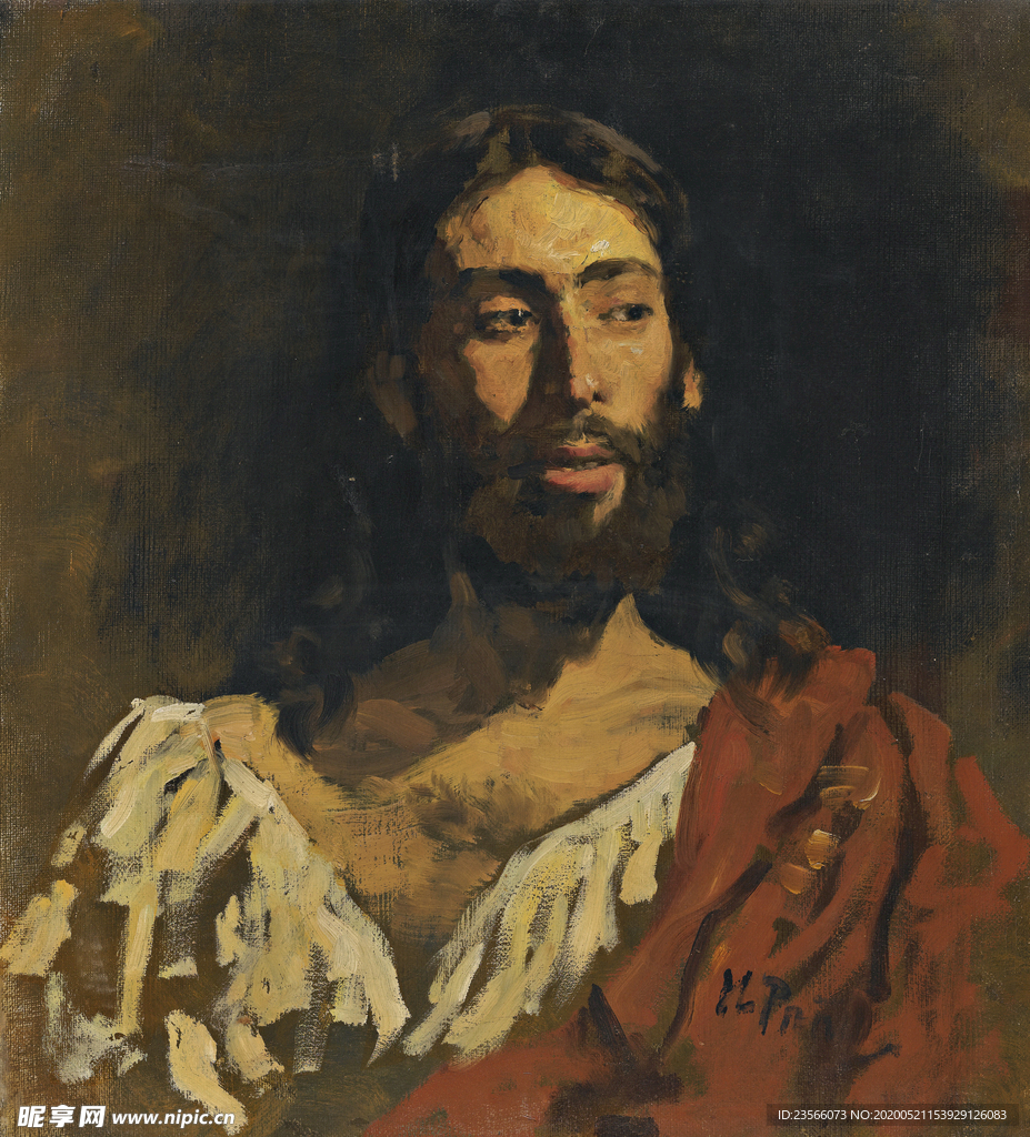 复古人物形象绘画