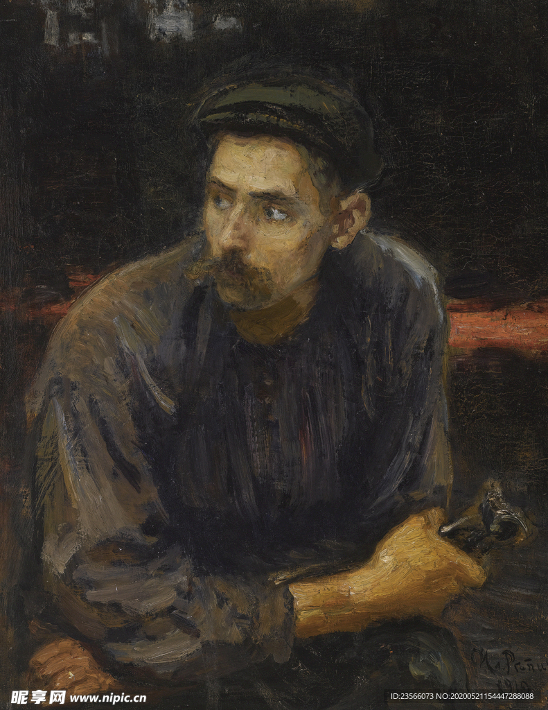 复古人物形象绘画