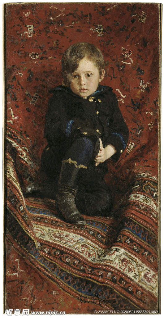 复古人物形象绘画