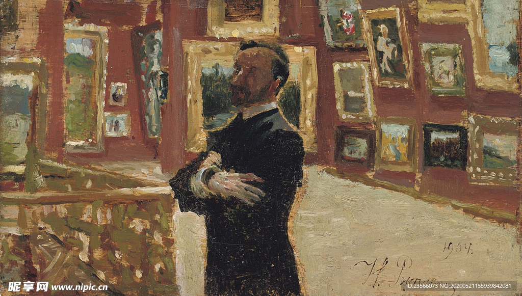 复古人物形象绘画