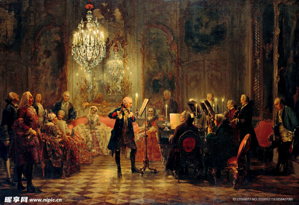 复古人物形象绘画