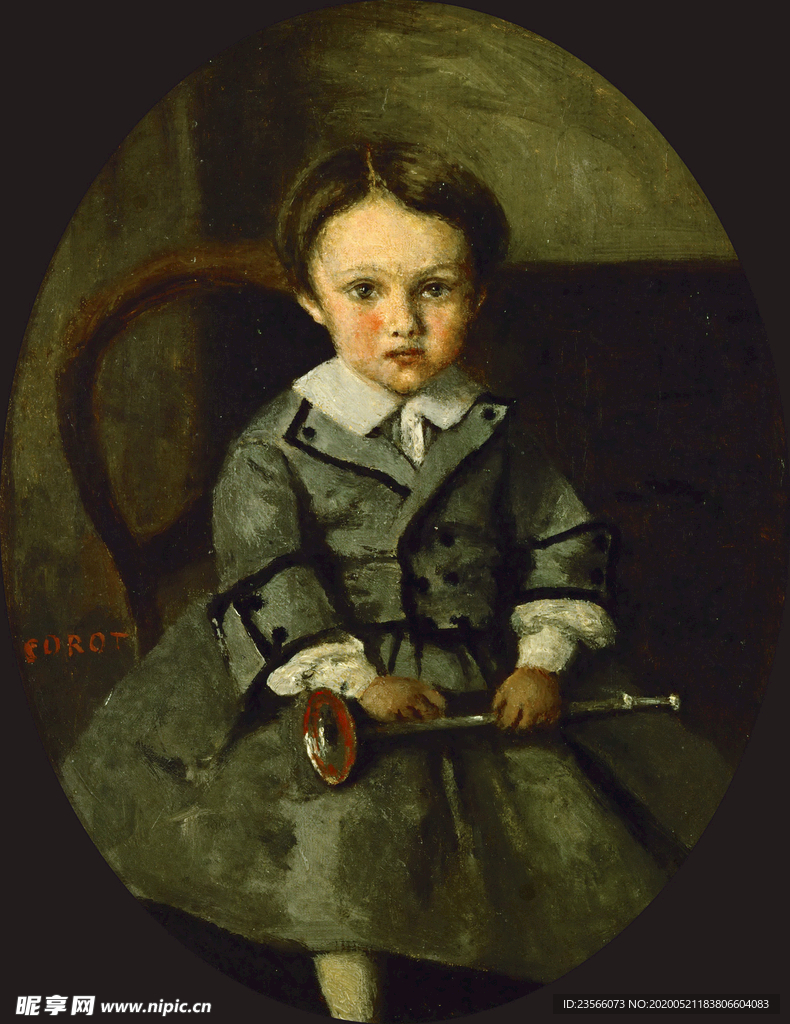 复古写实主义人物绘画