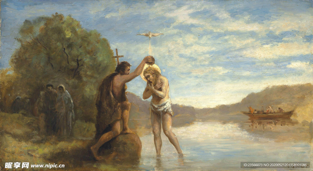 复古写实风景油画