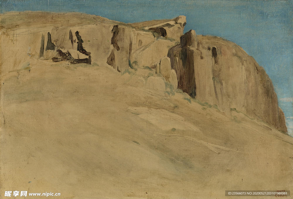 复古写实风景油画