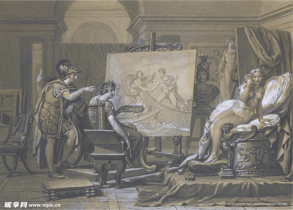 复古写实主义人物绘画