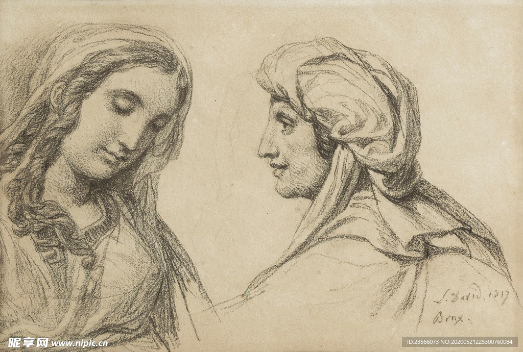 复古写实主义人物绘画