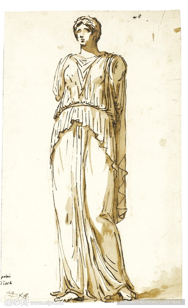 复古写实主义人物绘画