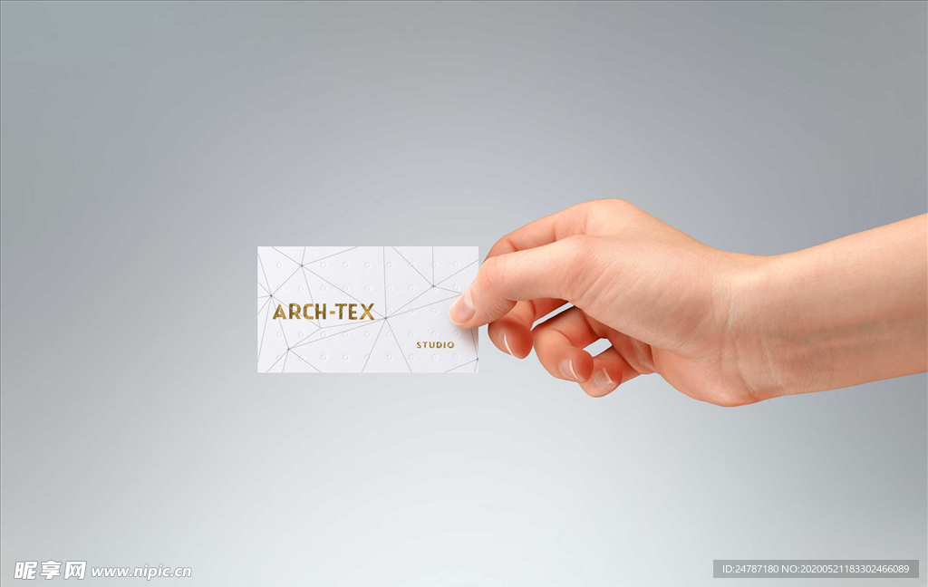 名片样机效果图