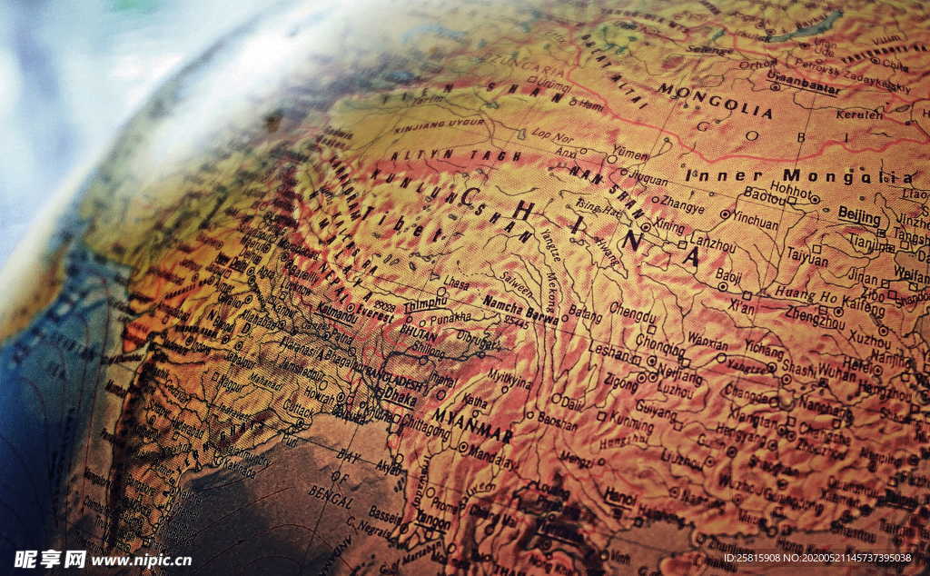 方位区位地理素材图片