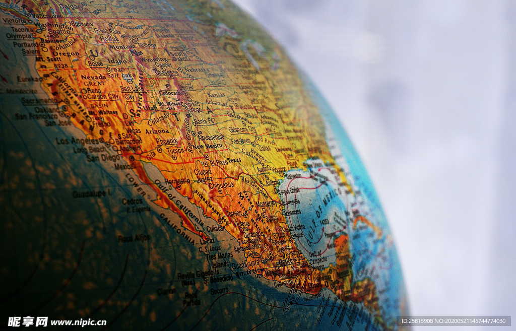 方位区位地理素材图片