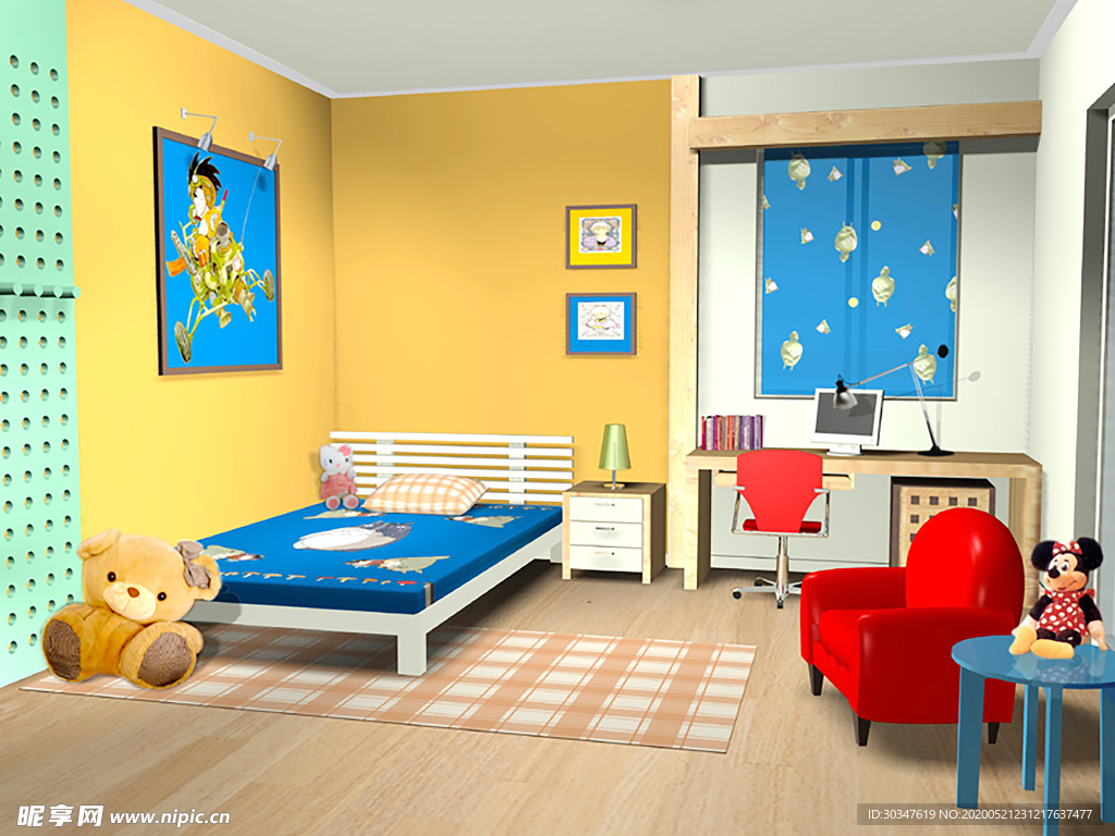 儿童家装效果图设计