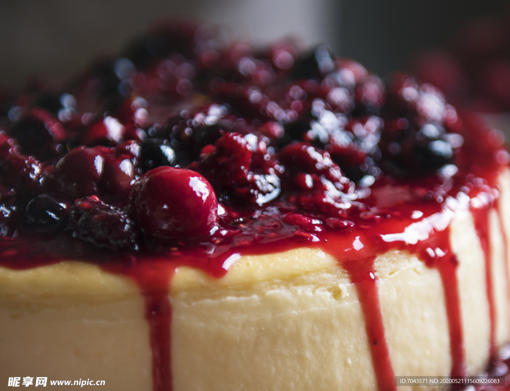 水果蛋西点烘焙蛋糕面包美食摄影