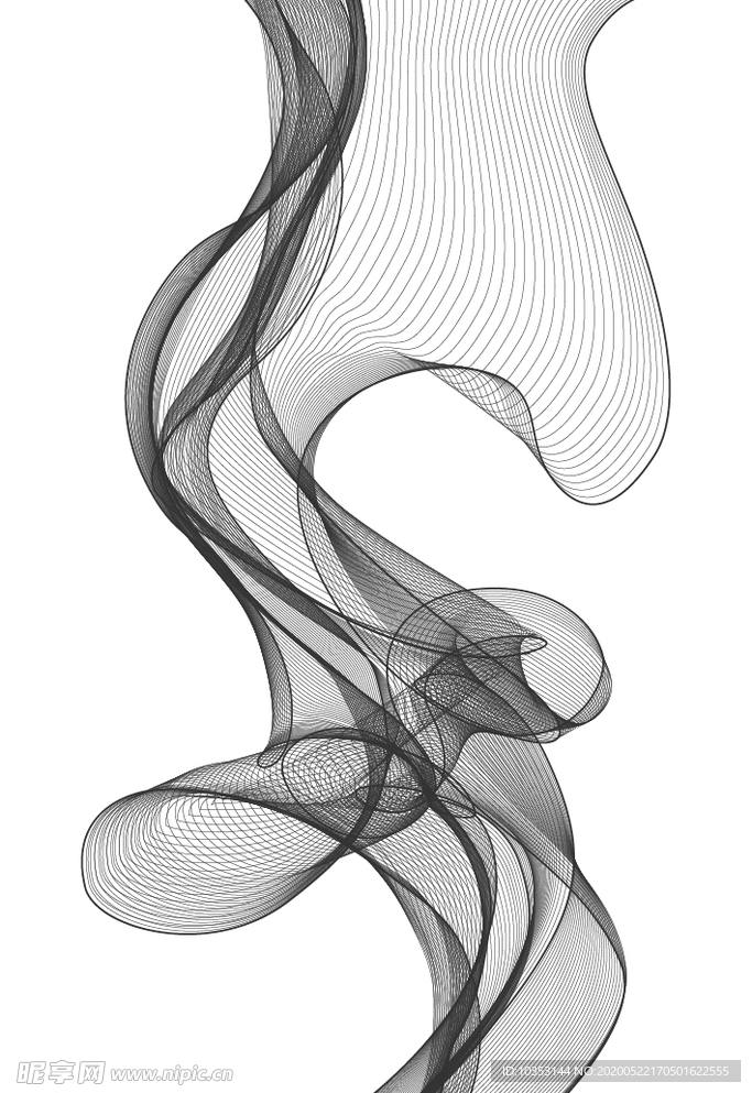 原创现代简约抽象黑白几何线条