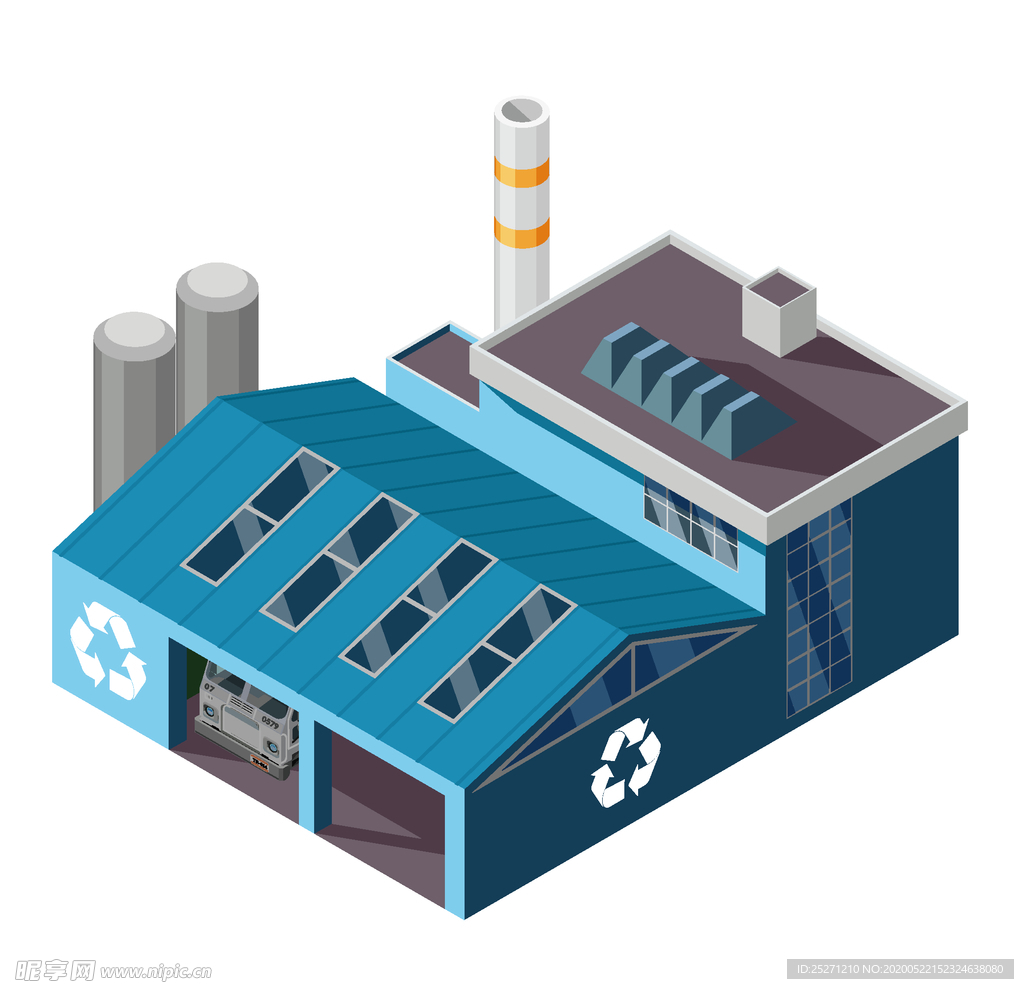 垃圾场立体模型