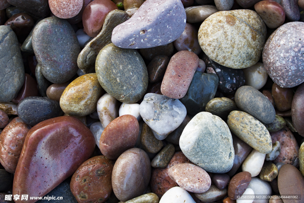 鹅卵石卵石石子图片