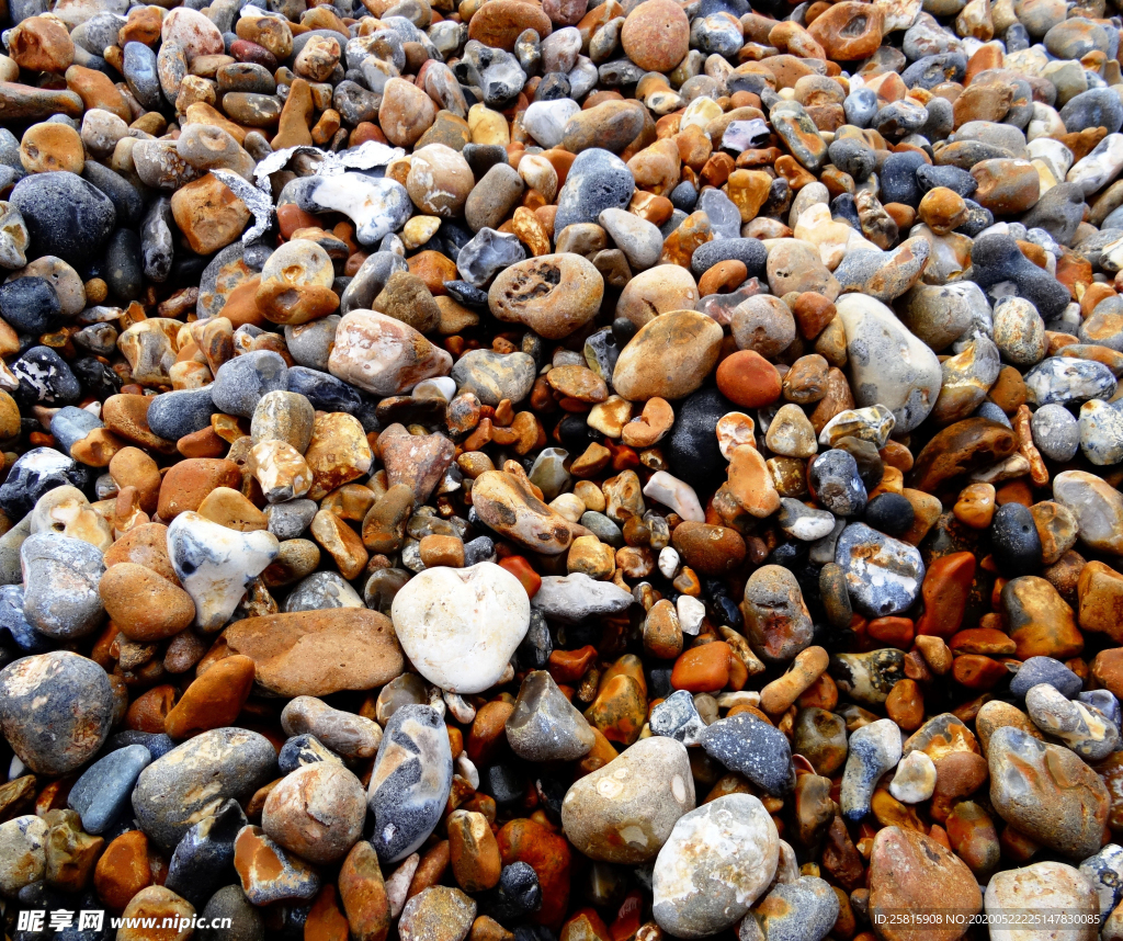 鹅卵石卵石石子图片