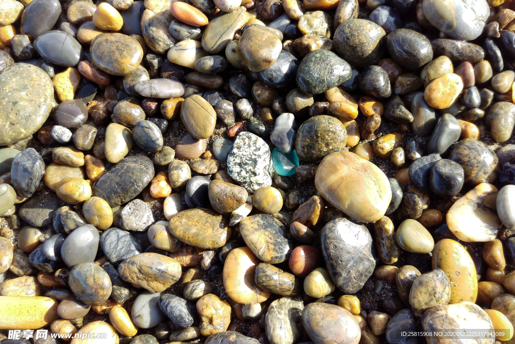 鹅卵石卵石石子图片