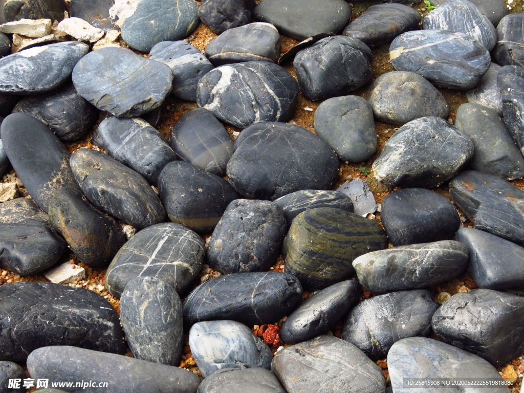 鹅卵石卵石石子图片