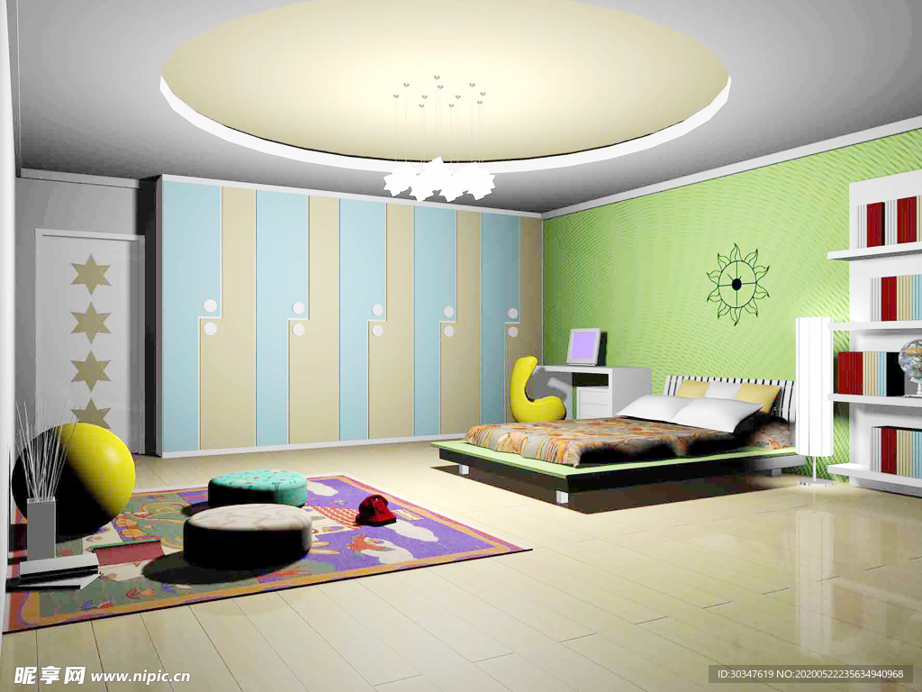 儿童家装效果图设计