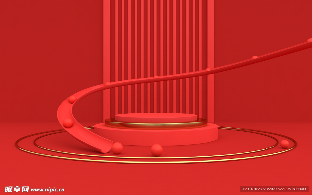 红色背景 红色会议背景 红色科