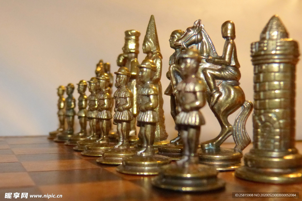 国际象棋博弈图片