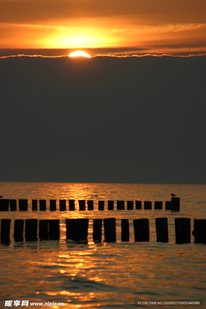 日落夕阳唯美图片