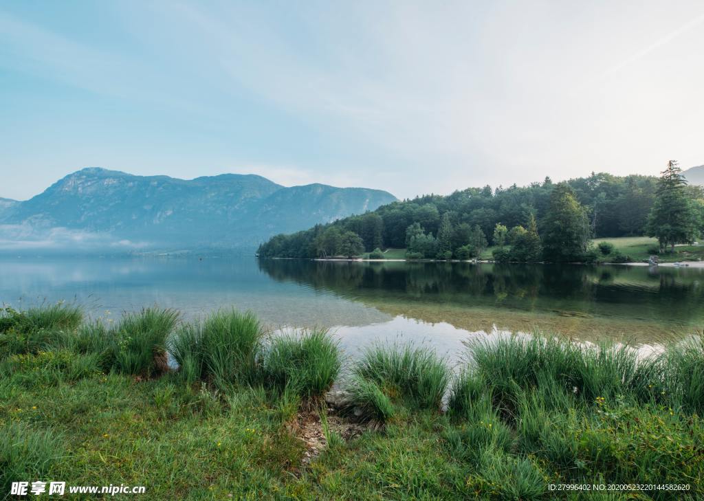 山水 森林 天空