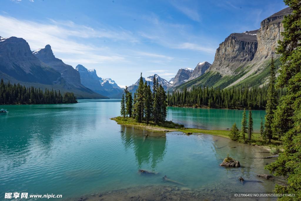 山水 森林 天空