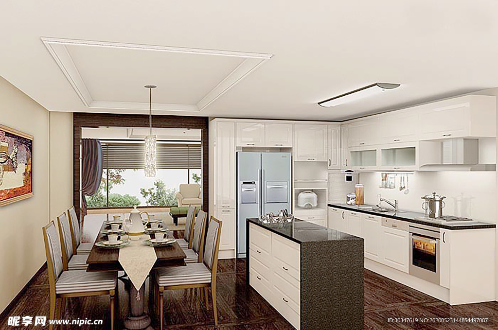 厨房家装效果图设计