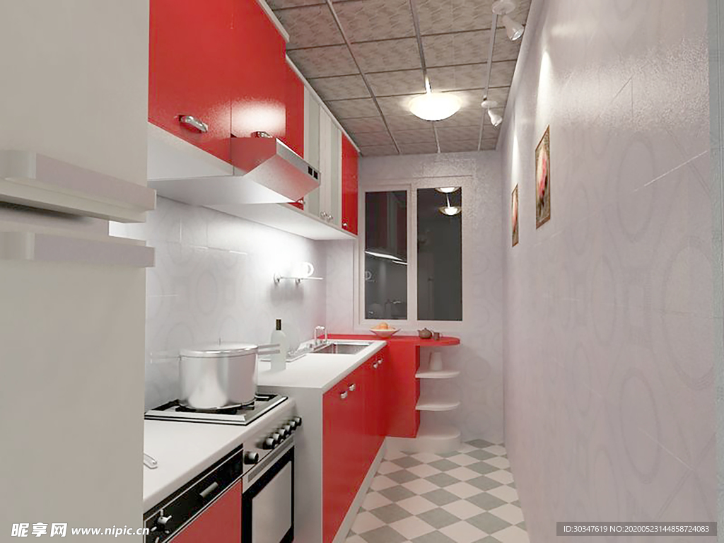 厨房家装效果图设计