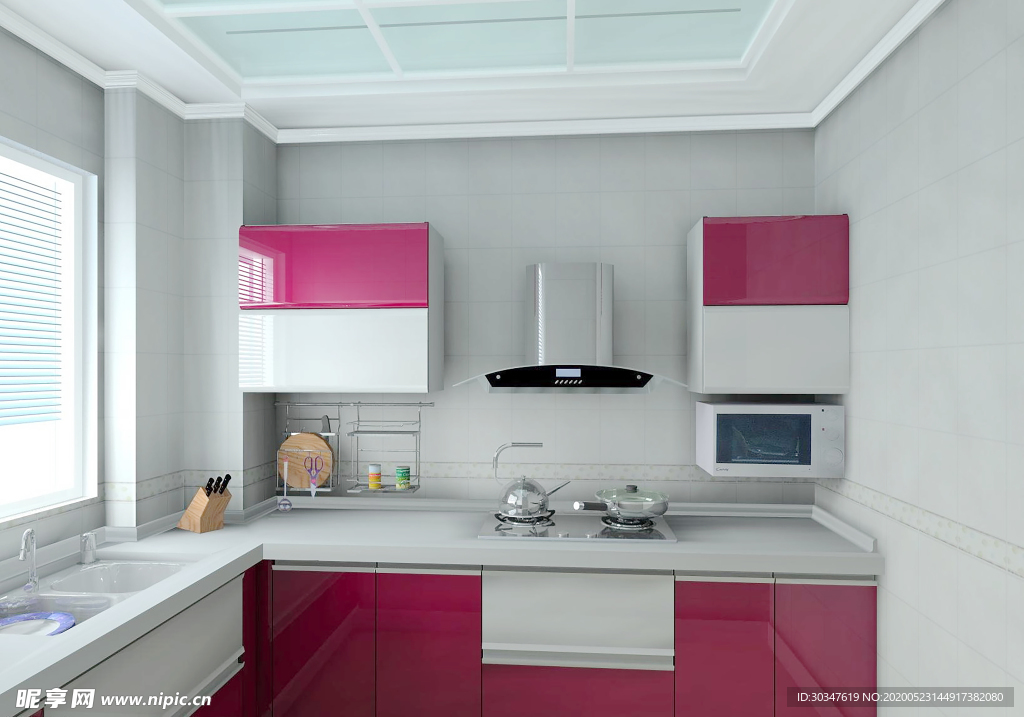 厨房家装效果图设计