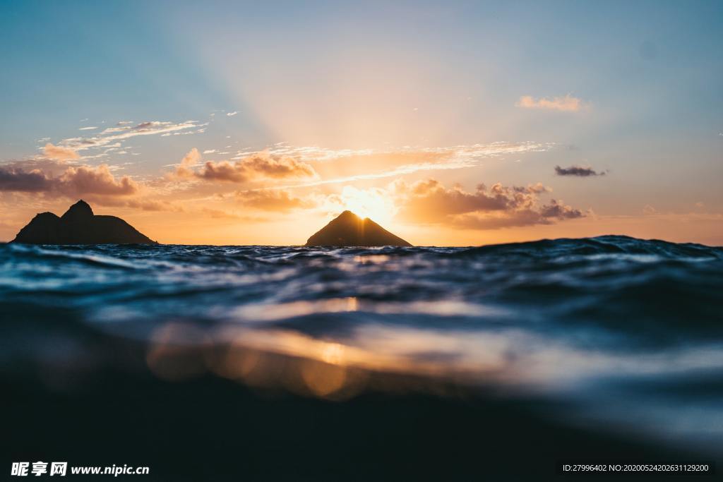 山水 森林 天空