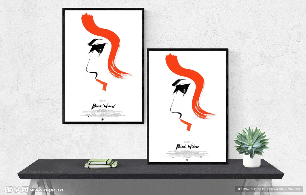 海报样机，海报实物效果图