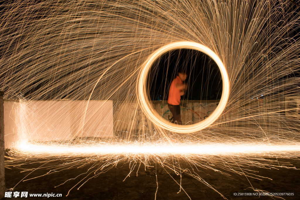烟花棒烟火祝福图片