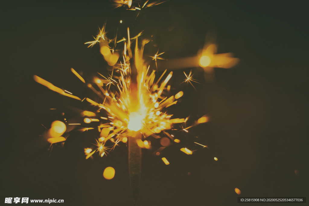 烟花棒烟火祝福图片