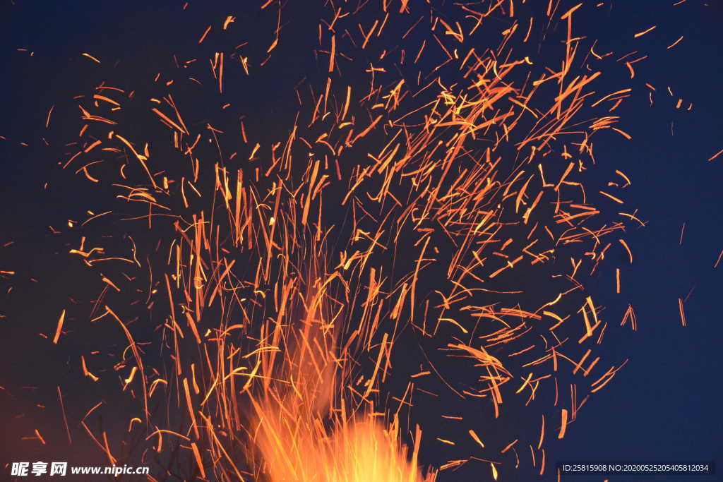 烟花棒烟火祝福图片