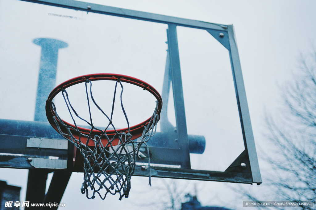 篮球框篮板蓝框图片