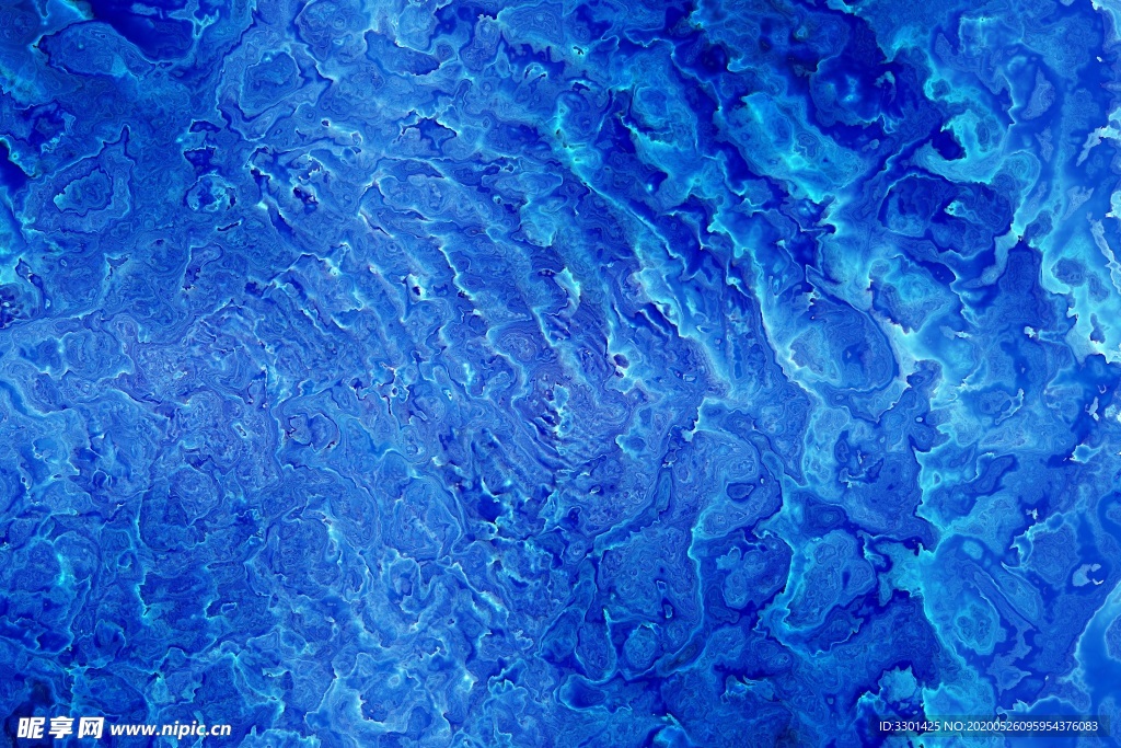 蓝色水彩背景素材